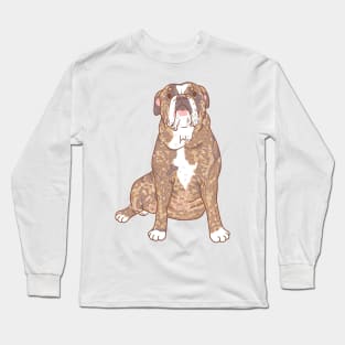 Brindle Bulldog Long Sleeve T-Shirt